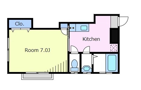千光ハイツの間取り