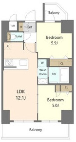 S-RESIDENCE高岳ardentの間取り