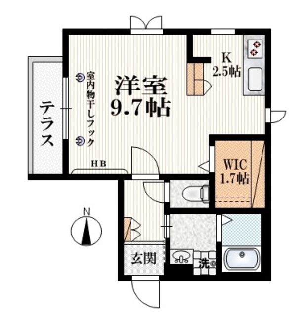 サフォレ豊玉の間取り|【間取り】角部屋３面採光