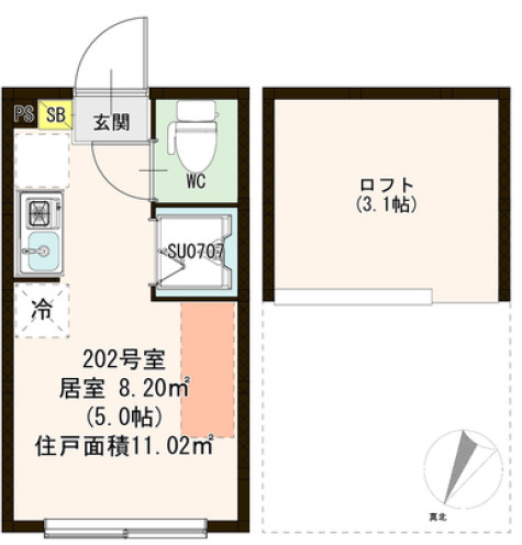 シャルムニシオギの間取り