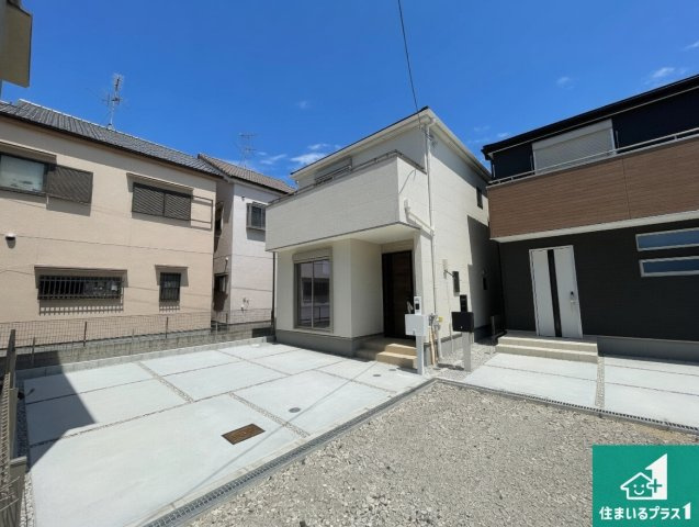 東大阪市池島町　新築一戸建の外観|安心の10年保証！外観を美しく保ち、雨水で汚れを落とします！気になることがありましたら、お気軽にお問い合わせください！
