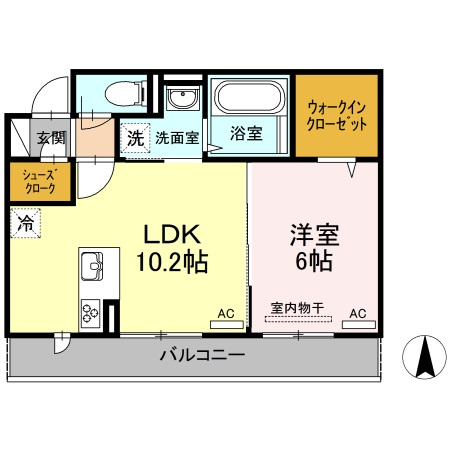 リーリエ中吉野の間取り