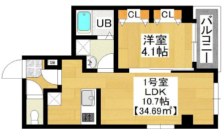 Maison de Mの間取り