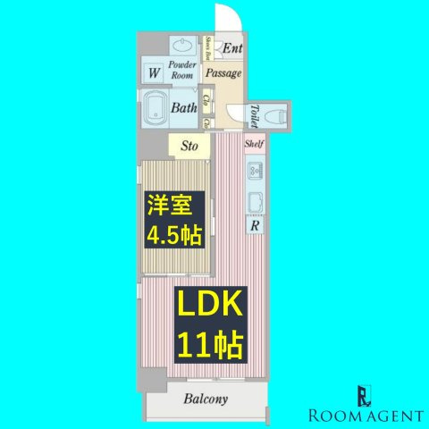 K　CLASSY　IZUMIの間取り