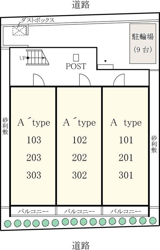 リブリ・shellの区画図