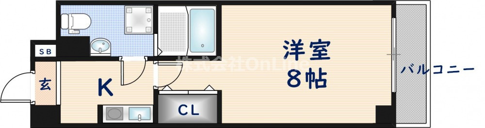 プラディオ徳庵セレニテの間取り