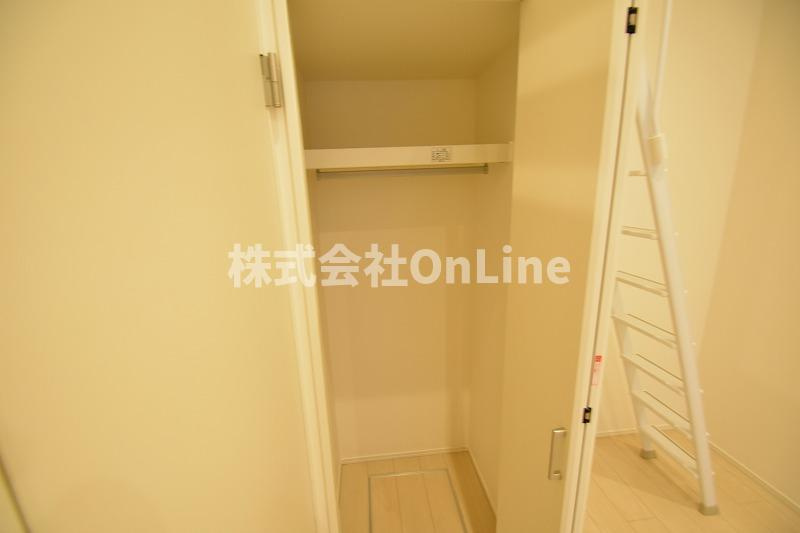 東大阪市森河内西２丁目のアパートの収納