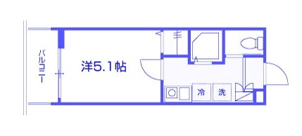 MELLAS武蔵浦和の間取り
