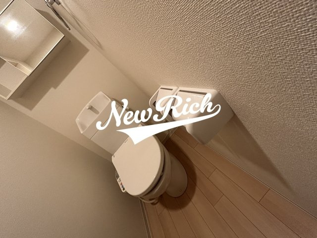 伊勢崎市田中町のアパートのトイレ