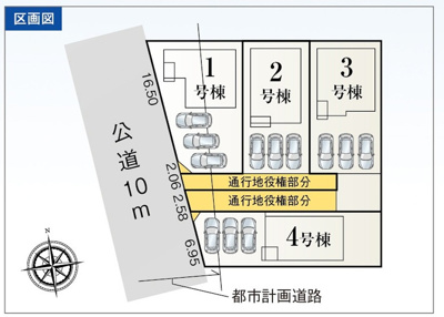 【区画図】 | 豊橋市曙町 26期 新築一戸建て 1号棟 | 1号棟の区画図です