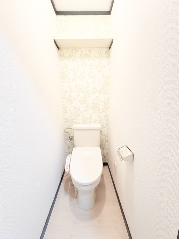 熊本市東区保田窪本町の賃貸マンションのトイレ|ゆったりとした空間のトイレです