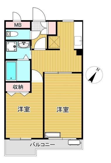 【間取り】 | ヒルトップ８８