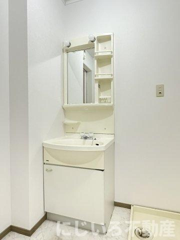 エスパシオ那賀川Bの洗面所