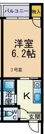 【間取り】 | コットンハウス大橋Ⅰ