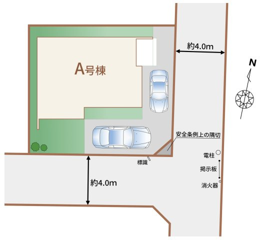 三鷹市深大寺2丁目 中央線 武蔵境駅 建築条件付き売地の土地図