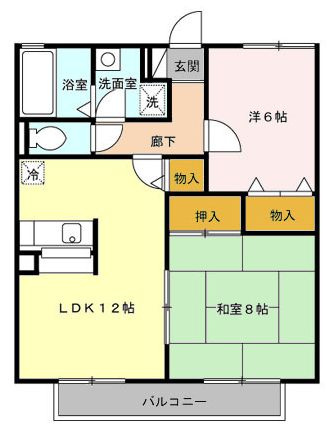 B-FLATの間取り