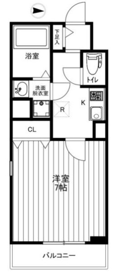 【間取り】 | フォルテ中野坂上