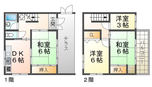 舞子台1丁目戸建の間取り