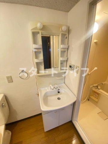 大阪市東淀川区東中島１丁目の賃貸マンションの洗面所