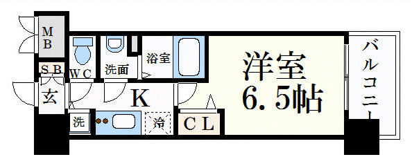 プレサンス名古屋ＳＴＡＴＩＯＮサティナの間取り