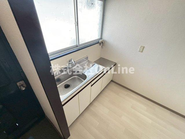 稲田大発マンションのキッチン