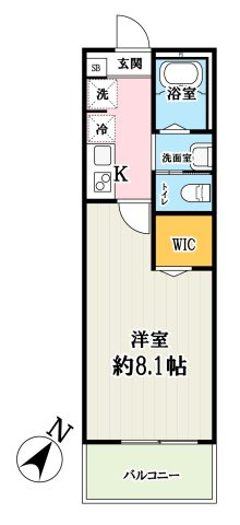 キャメル所沢弥生町2の間取り