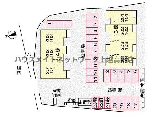 ラ・フォーリア　Ａの地図|位置図