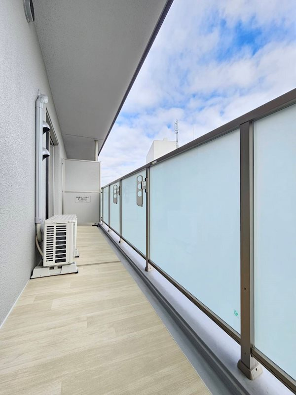 名古屋市中区千代田４丁目の賃貸マンションのバルコニー