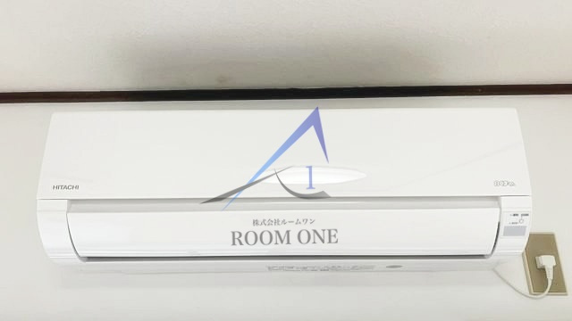 パールハイツの設備|エアコン付きです。