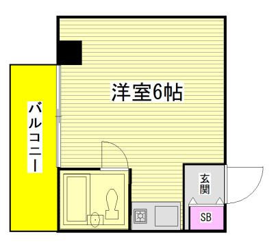 パールハイツの間取り|間取りです。