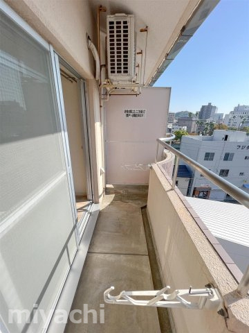 佐古一番町ハイツＡのバルコニー