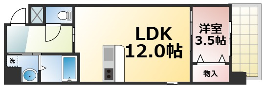 【間取り】 | ウイルコート大今里西　仲介手数料無料