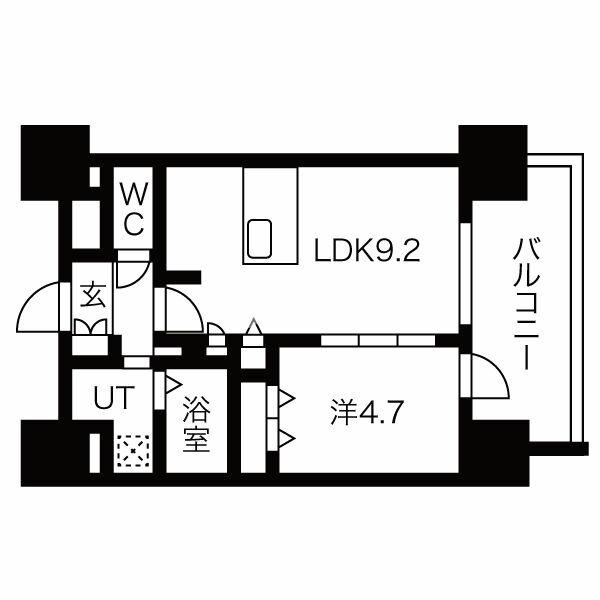 ファステートNAGOYA今池バレンシアの間取り