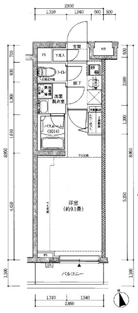 ロアール板橋桜川の間取り