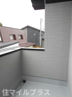 【バルコニー】 | 郡山市大槻町針生金畑新築一戸建て2棟 | お洗濯にも便利なバルコニー付き