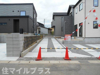 【駐車場】 | 郡山市大槻町針生金畑新築一戸建て2棟 | 駐車場があるので、車を買う予定の方も安心です