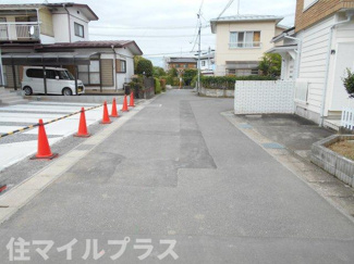 【前面道路含む現地写真】 | 郡山市大槻町針生金畑新築一戸建て2棟 | 前面道路含む現地写真です