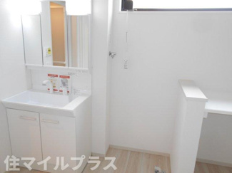 【独立洗面台】 | 郡山市大槻町針生金畑新築一戸建て2棟 | 使いやすい独立洗面台です