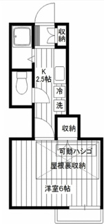 【間取り】 | サンロイヤル中延 | 間取りです。