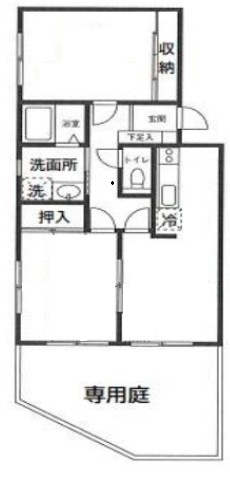 キャッスルコンフォートの間取り|間取りです。