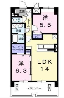 ウィステリアの間取り