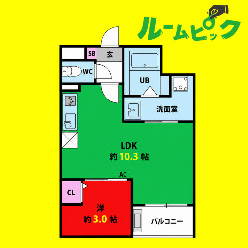 Jack sotoshinⅠ　名古屋市賃貸　仲介手数料無料の間取り