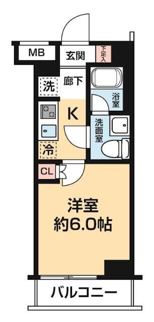 ＳＱＵＡＲＥ　ＣＩＴＹ　ＴＳＵＲＵＭＩ　ＲＩＶＥＲＳＩＤＥの間取り