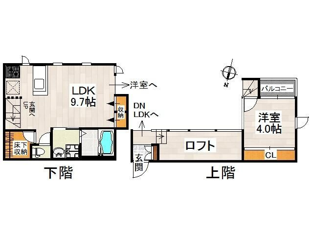 ＣＢ東大宮パサージュの間取り