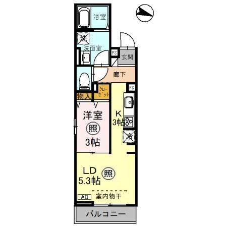 Spazioの間取り