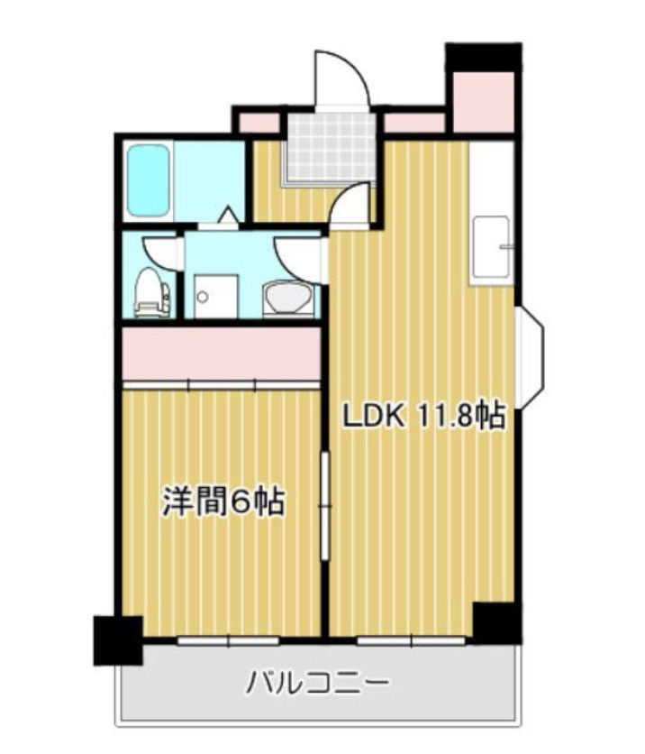 西新中央マンションの間取り