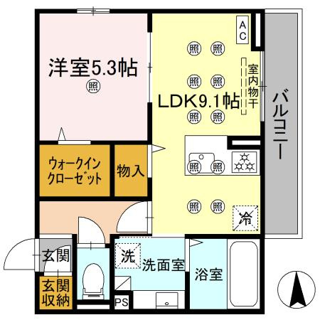 【間取り】 | グレイス北持田
