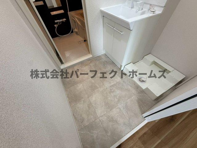 ソリティア光善寺の洗面所|コンパクトで使いやすい洗面所