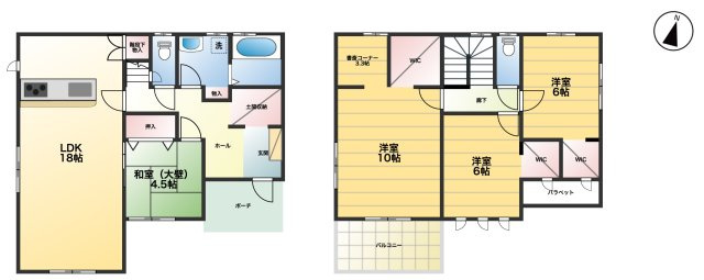 【間取り】 | 行田市持田　中古戸建