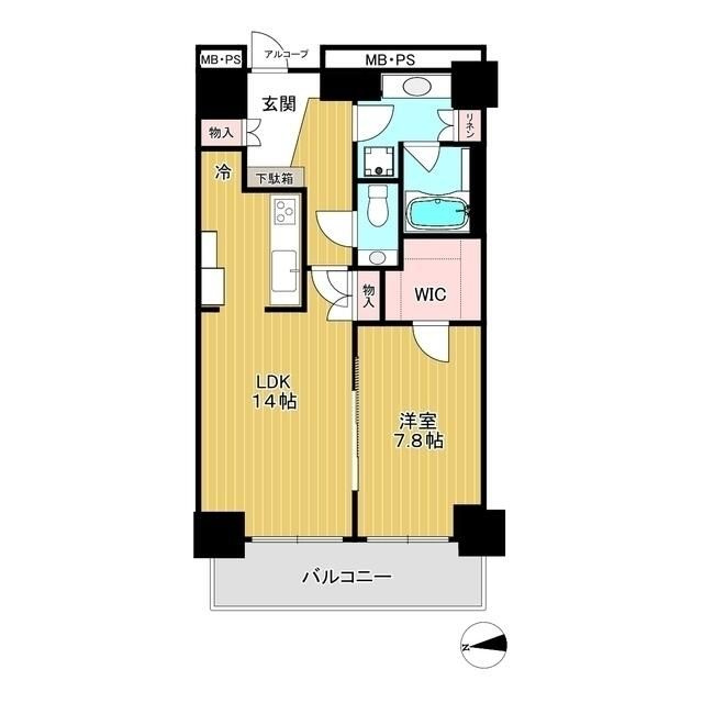 Ｗ　Ｃｏｍｆｏｒｔ　　Ｔｏｗｅｒｓ　　ＥＡＳＴの間取り